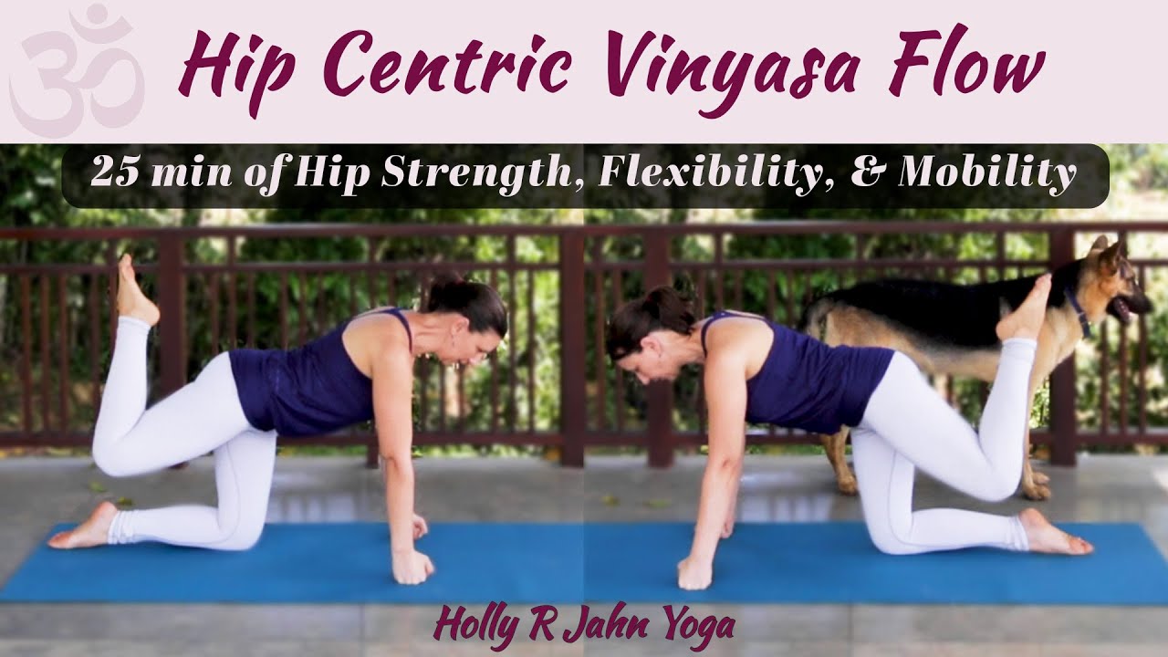 Hip Centric Vinyasa Flow/25 Min Strength Mobility Flexibility by Holly R Jahn Yoga