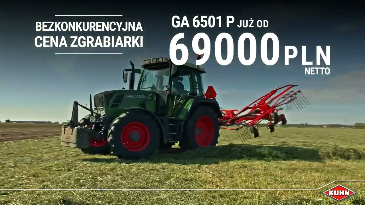 Specjalna cena na zgrabiarki KUHN!