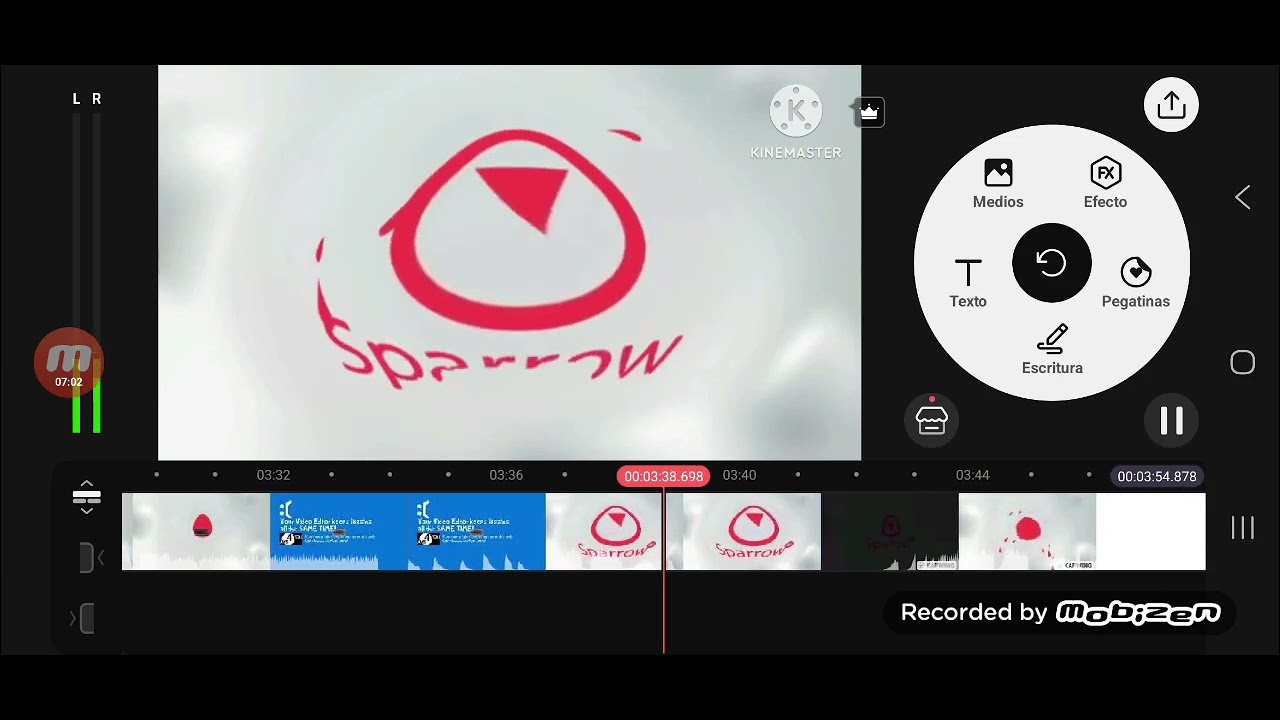 How To Make Sparrow 3D Logo Effect #2 On Kinemaster