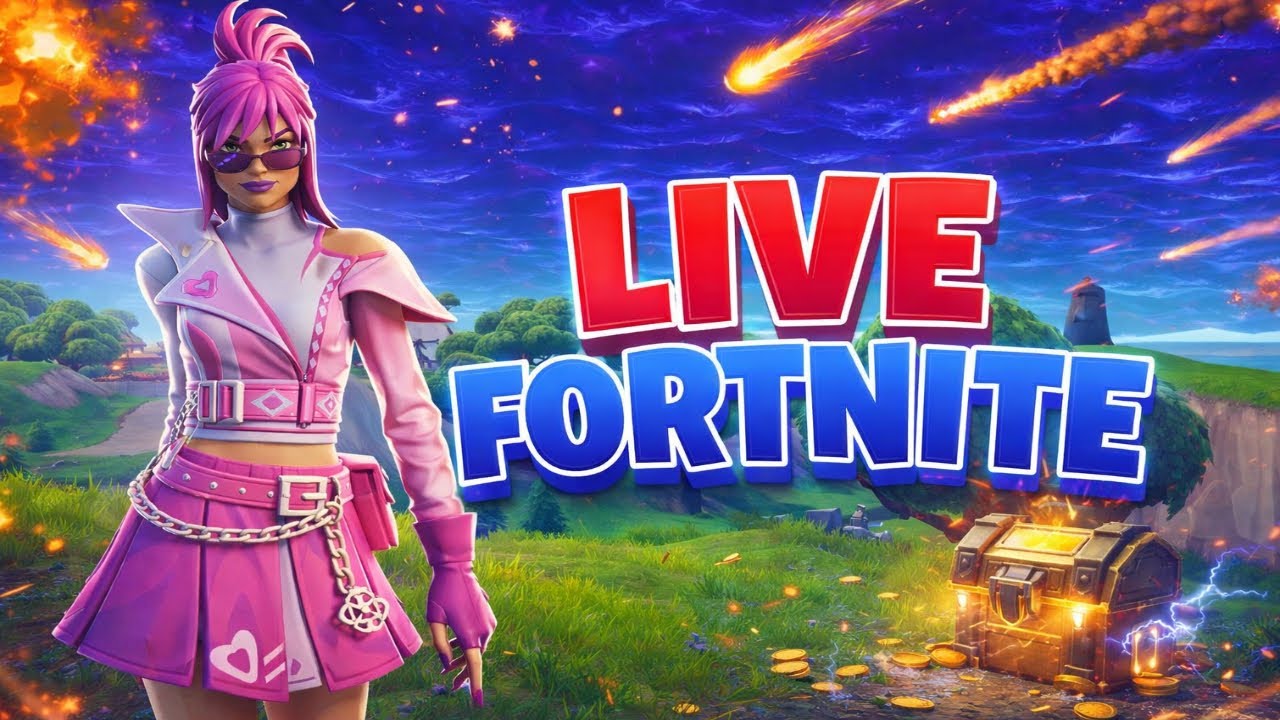 🔴LIVE sur FORTNITE  avec VOUS!🔴