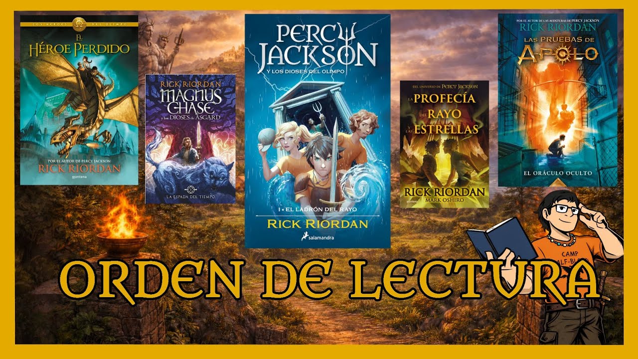 Saga Percy Jackson - Orden de lectura