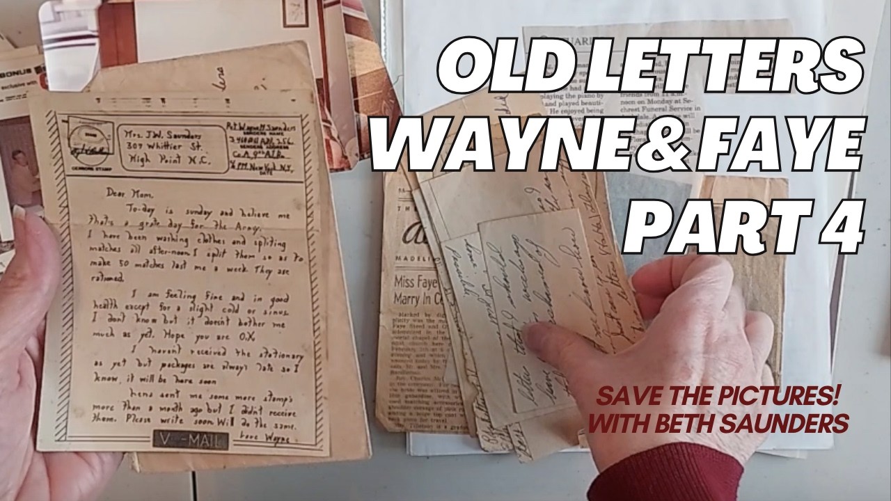 Preserving Family Letters in your Heritage Album