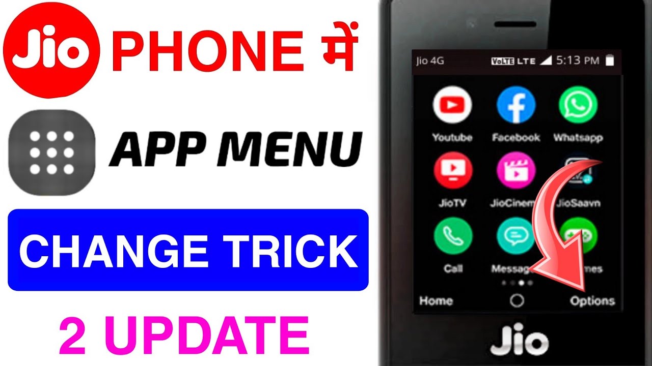 🔥JIO PHONE APP MENU CHANGE TRICK NEW UPDATE🔥