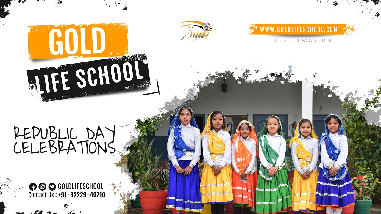 Republic Day Celebrations ll Gold Life School Rajound ll गणतंत्र दिवस समारोह ll गोल्ड लाइफ स्कूल