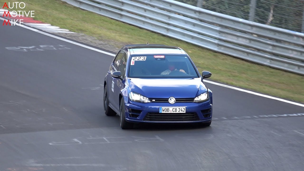 VOLKSWAGEN Golf R420 ON THE N&Uuml;RBURGRING DURING TRACKDAY!