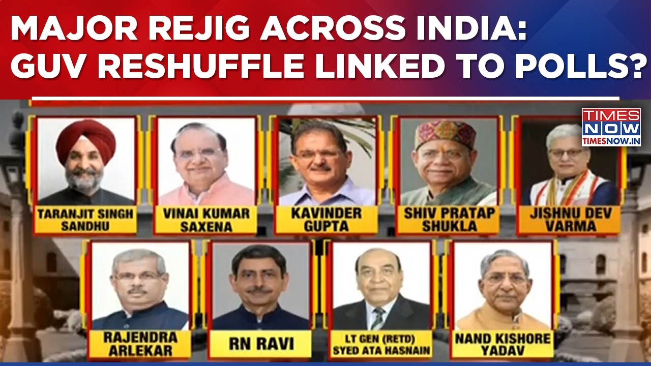 Major Governor Reshuffle Across India | Congress Recalls 'Dhankhar Controversy', Seeks Clarification