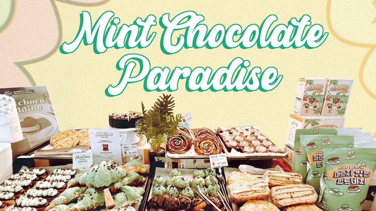 mint chocolate CRAZE in east asia