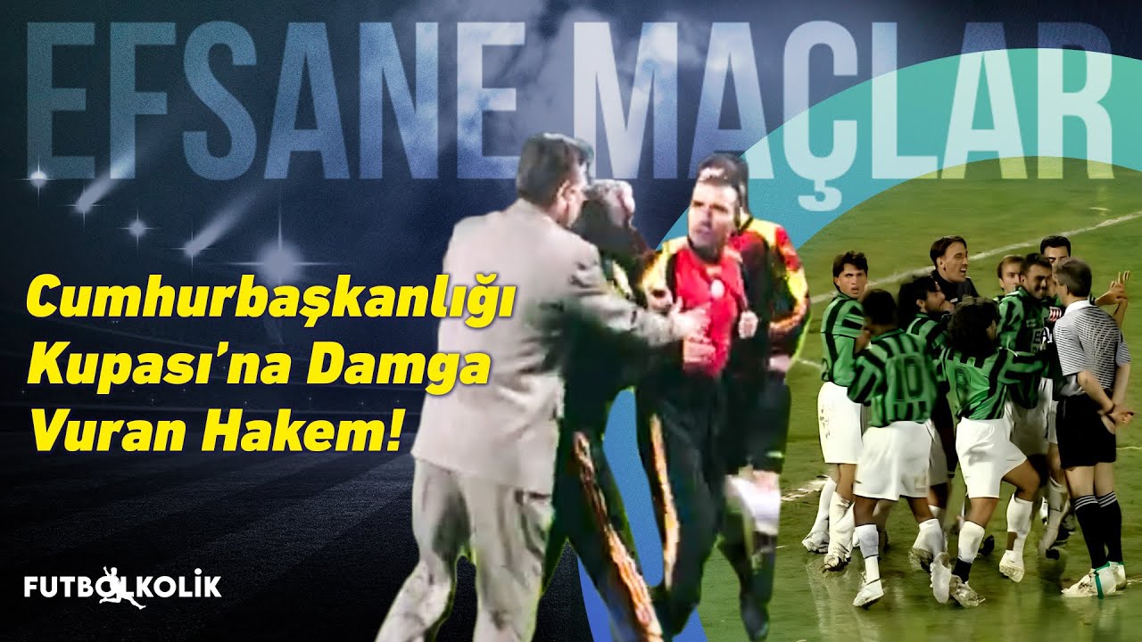 Galatasaray - Kocaelispor / 1996 - 97 | Cumhurbaşkanlığı Kupası’na Damga Vuran Hakem!