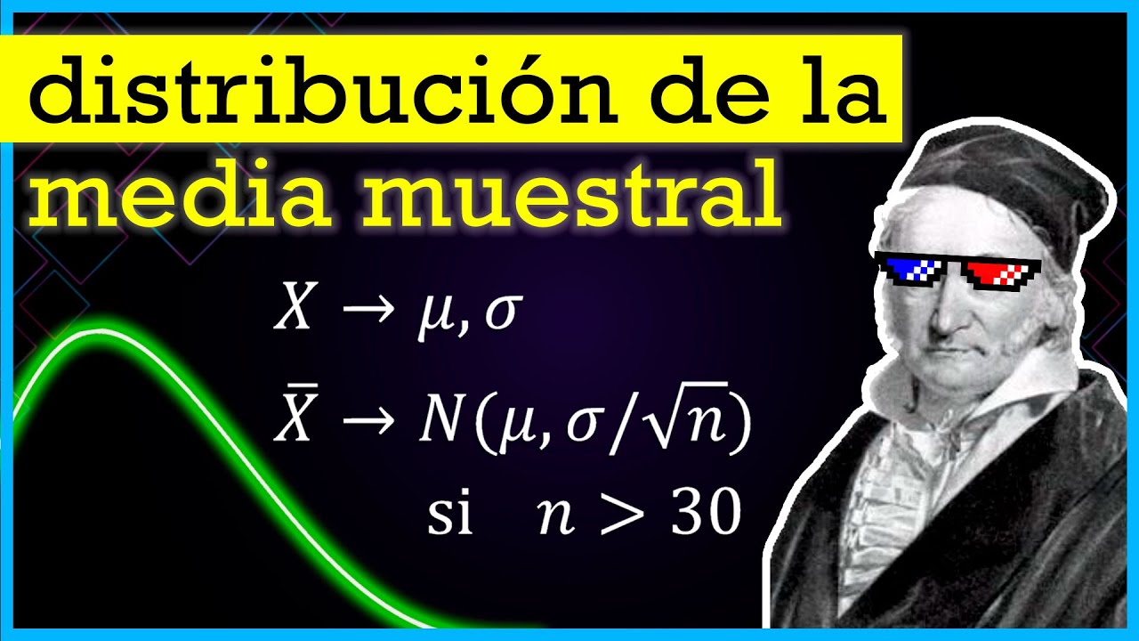 🔔 Distribución de la MEDIA MUESTRAL ▶ Inferencia Estadística 2º bachillerato