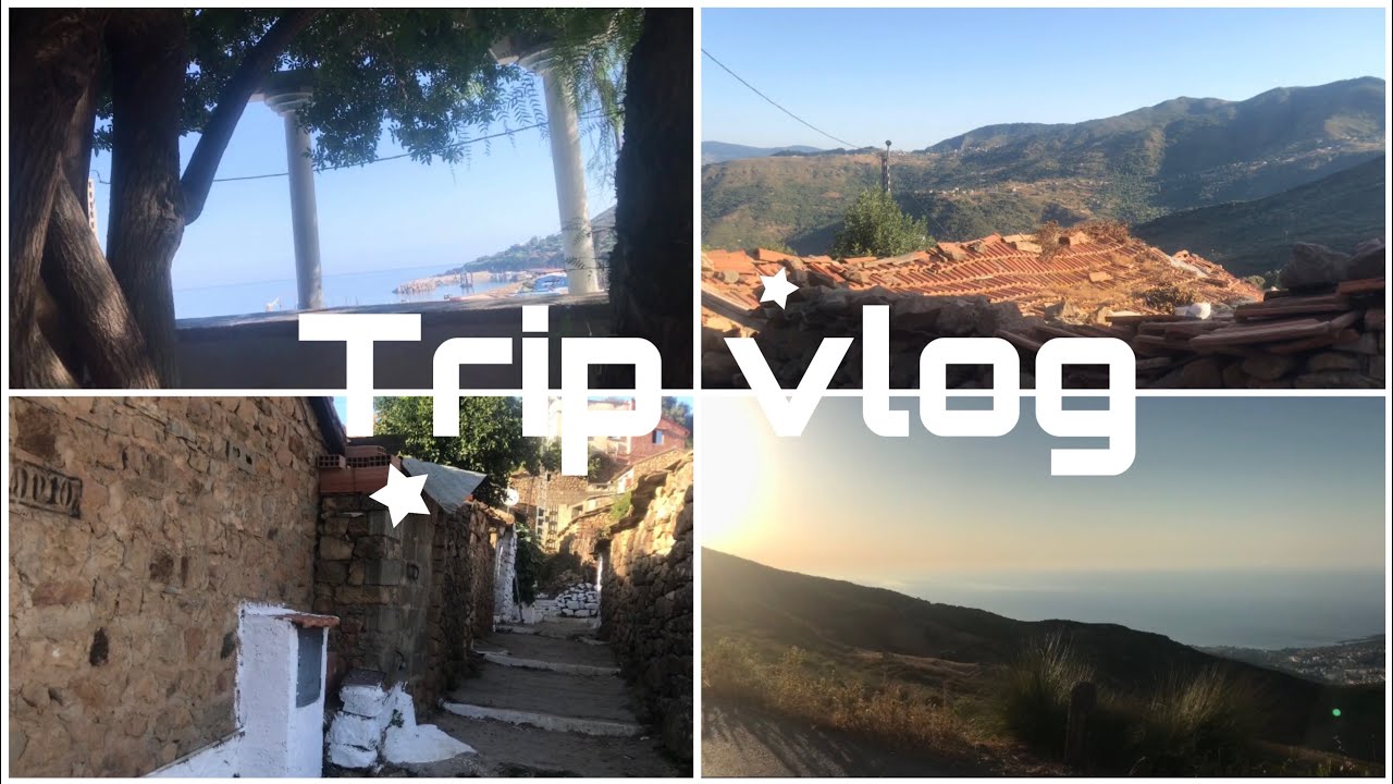 TRIP VLOG🏖🌞/ a few days of last summer/beach/nice cafe/nice views/azzefoun/Algeria