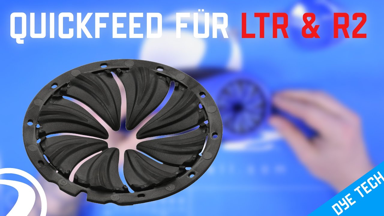 DYE Werkbank: Quickfeed-Einbau für LTR & R2 | Dye Paintball Europe Official