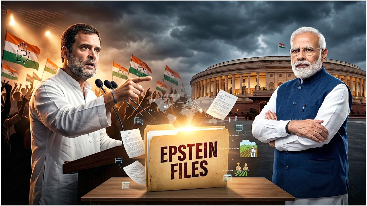 Rahul Gandhi’s Big Claim in Kerala: “Modi Afraid of Epstein Files?”