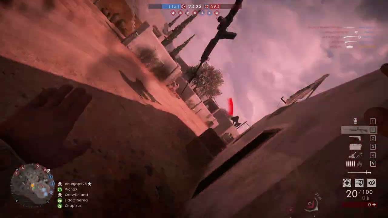 BF 1 Sinai Desert 200% damage 84 kills