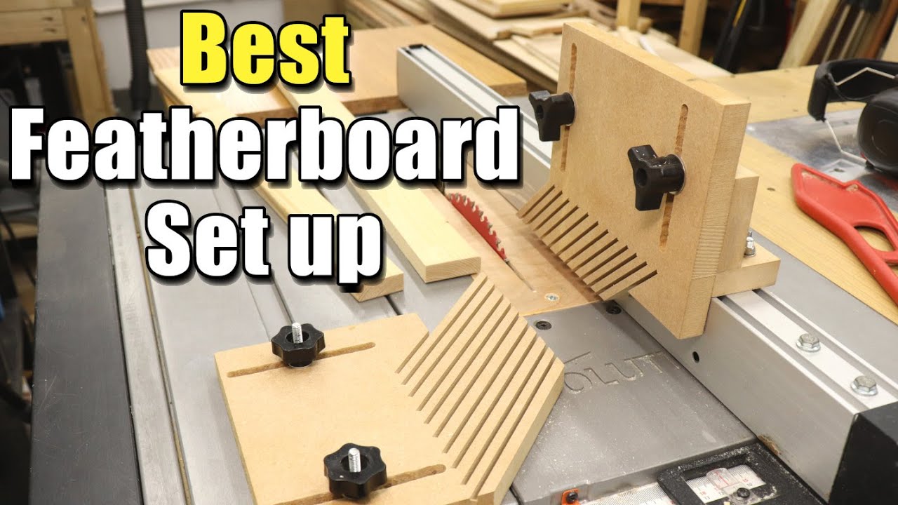 Лучшая установка Featherboard для циркулярной пилы | Rage 5S