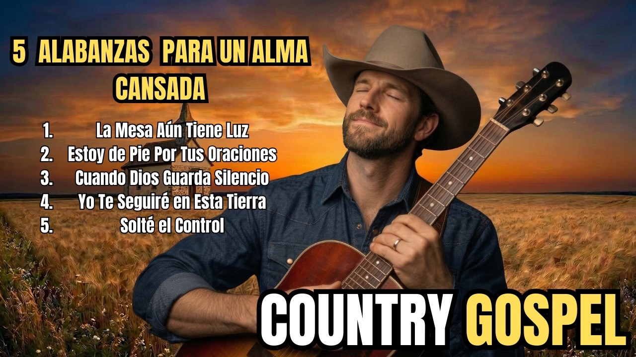 5 Músicas Cristianas Country Gospel para Descansar en Dios | Alabanzas para un Corazón Cansado