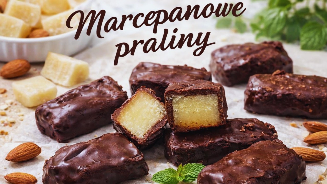 PRALINY MARCEPANOWE OBŁĘDNE PRALINY KETO LCHF