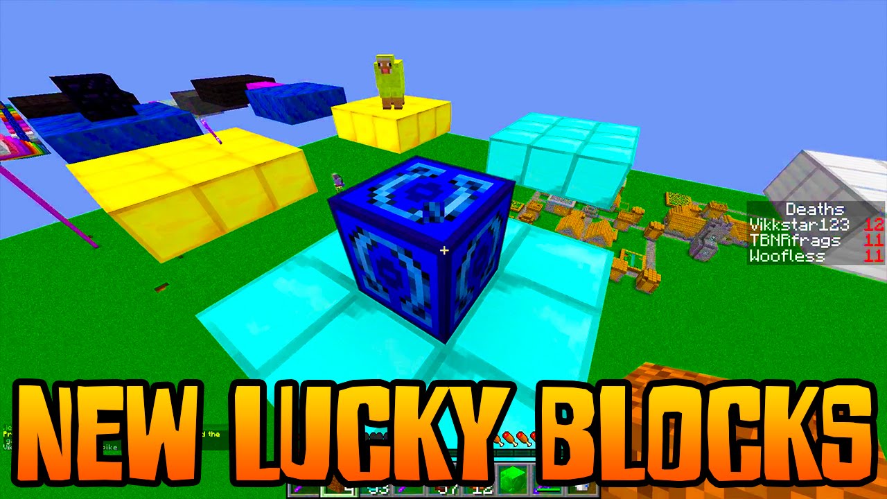 Minecraft Modded Lucky Block Race! 