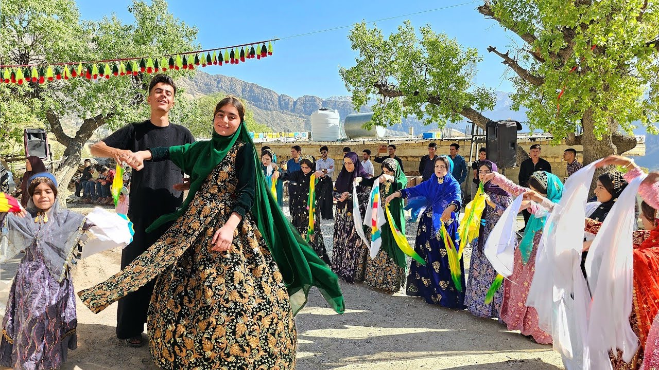 🎉✨ جشن بزرگ عروسی بختیاری: آداب و رسوم عشایری 🌾❤️