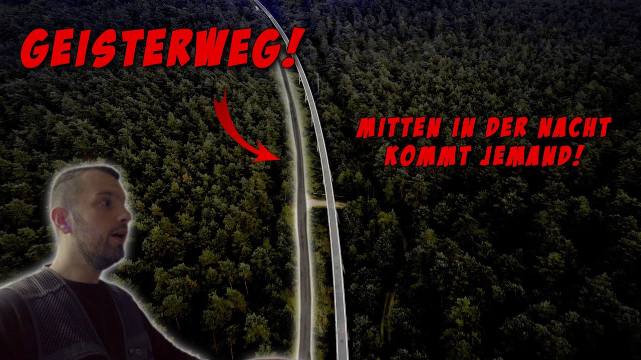 Bin ich ZEUGE eines VERBRECHENS geworden? - Ich laufe den GEISTERWEG mitten in der Nacht!