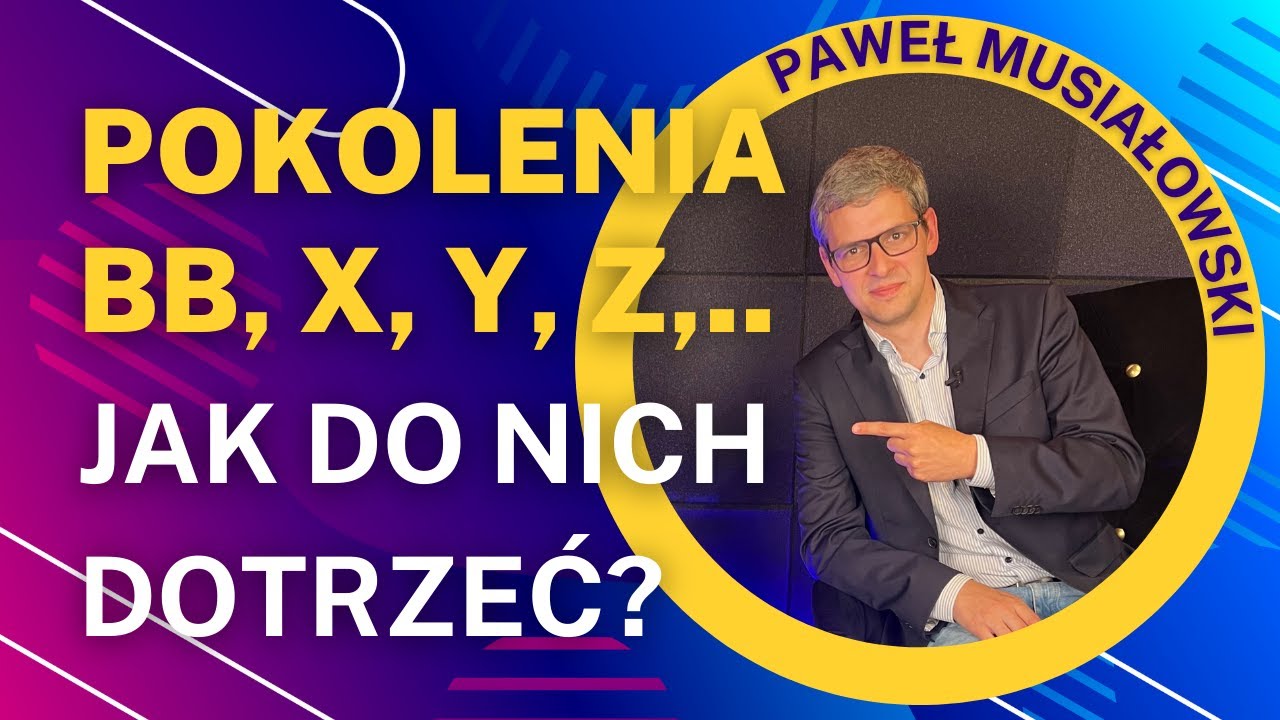 POKOLENIA BOOMERS, X, Y, Z i ALPHA! JAK DO NICH DOTRZEĆ?/PAWEŁ MUSIAŁOWSKI i PIOTR ŚLIWIŃSKI/