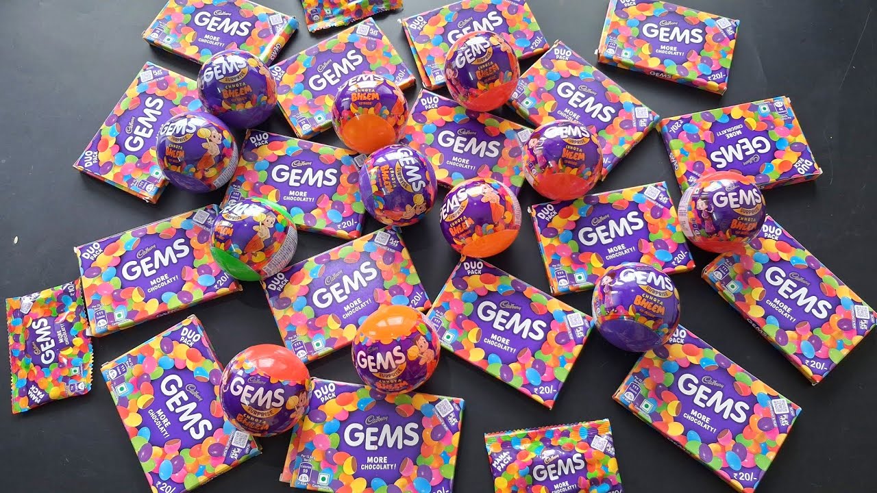 Gems opening video, surprise toys, chocolate opening video, lots of chocolates,Cadbury celebration