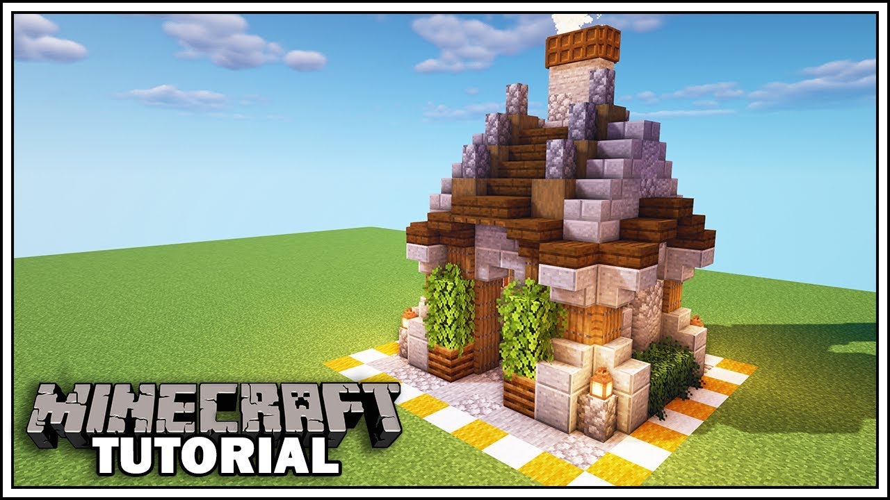 Minecraft 8x8 Средневековая кузница [Как построить]
