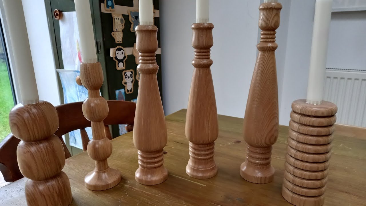 woodturning candle sticks