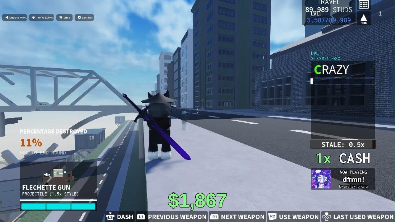 Bridge collapse in Roblox dope