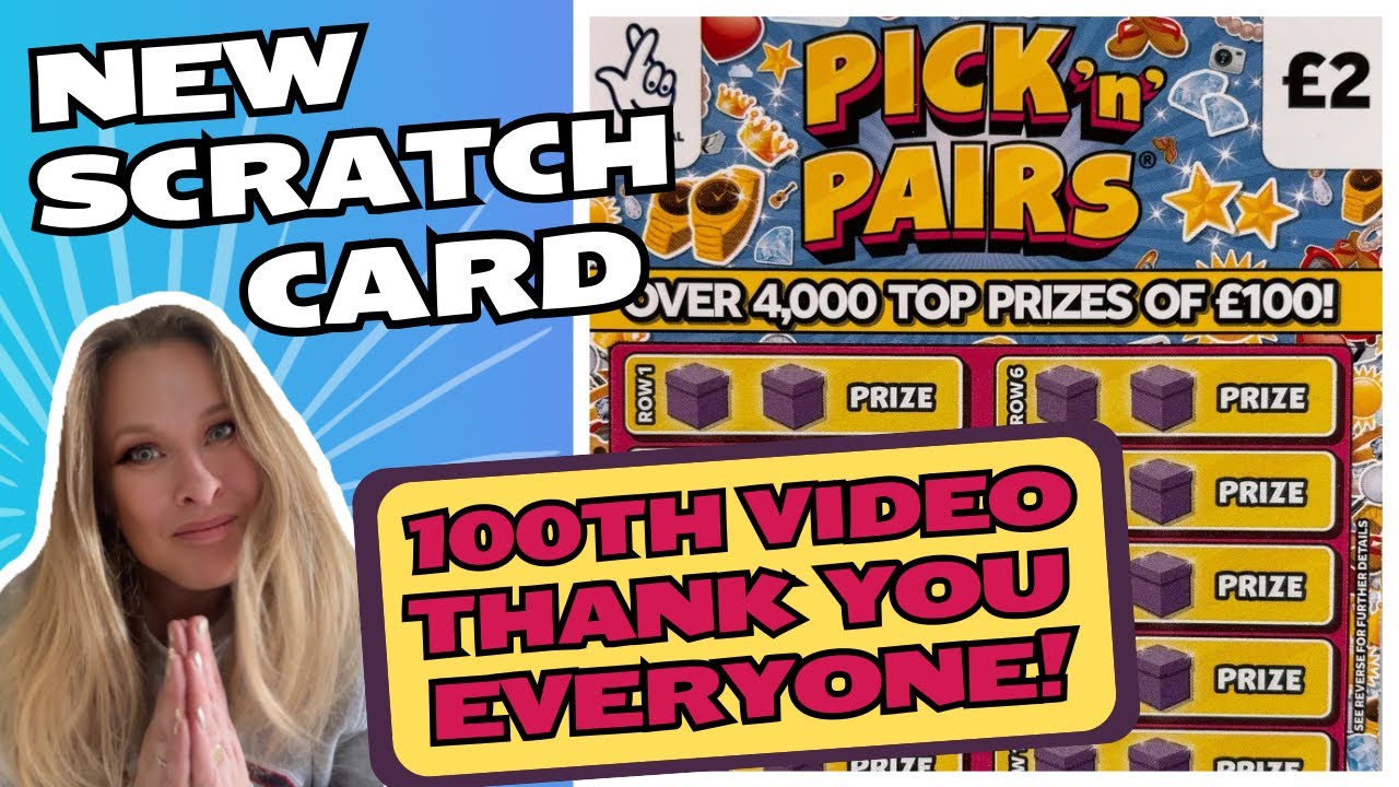 New Scratch Card from the National Lottery PICK ‘n’ PAIRS… 