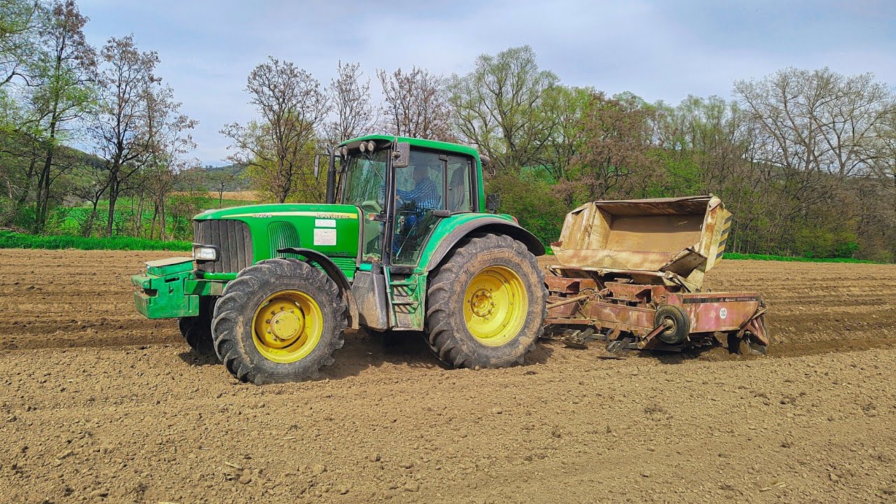 SADENIE ZEMIAKOV 🥔 | PLANTING POTATOES 🥔 | John Deere 6920S, MARS - 42 SA2 - 065