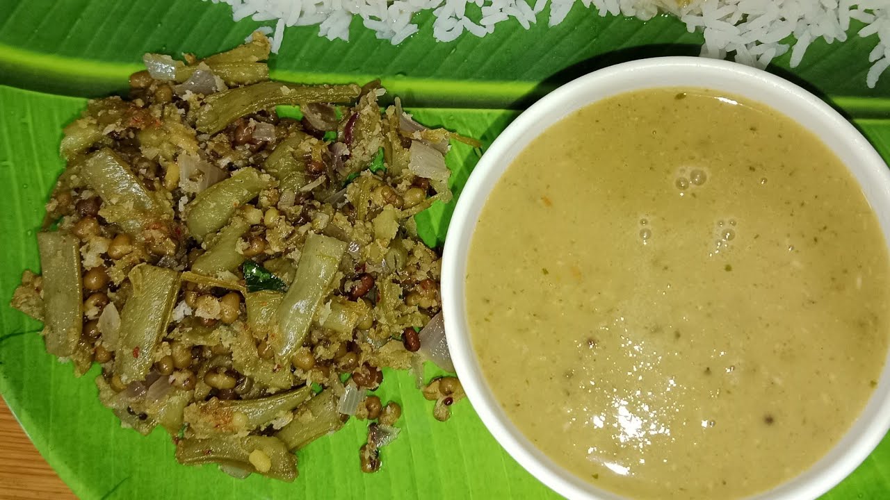 ಜವಳಿಕಾಯಿ / ಗೋರಿಕಾಯಿ ಬಸ್ಸಾರು ಮಾಡುವ ವಿಧಾನ /Cluster beans bassaru sambar recipe in kannada