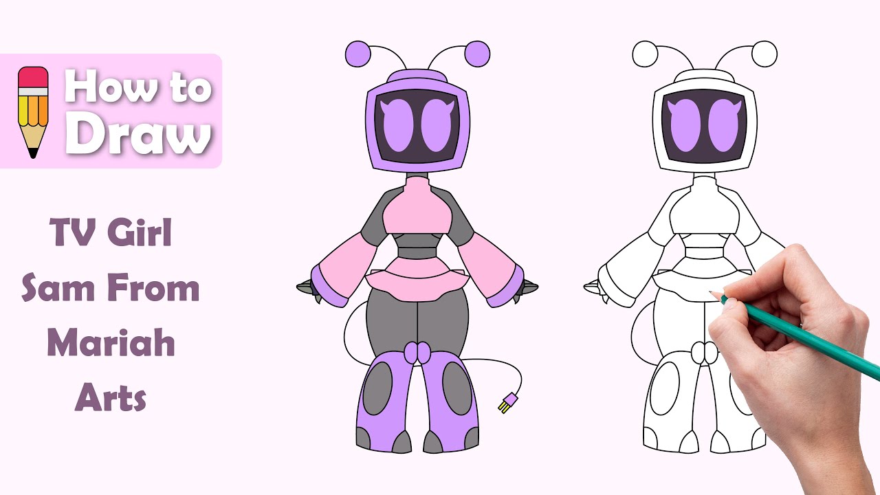 🌟 Draw TV Girl Sam from Mariah Arts | Fun Art Tutorial! 