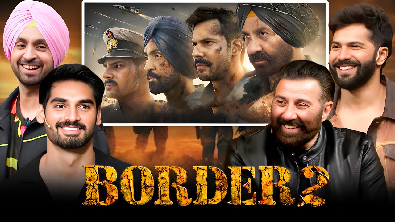 BORDER 2 Star-Cast Special- Sunny Deol, Varun Dhawan, Diljit Dosanjh, Ahan Shetty| Kapil Sharma Show