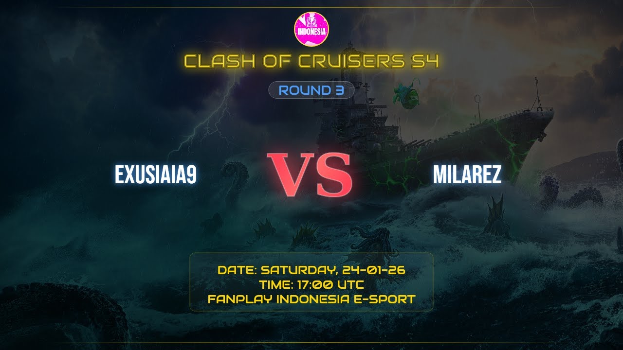 CLASH OF CRUISERS S4 || R2 || EXUSIAIA9 VS MILAREZ