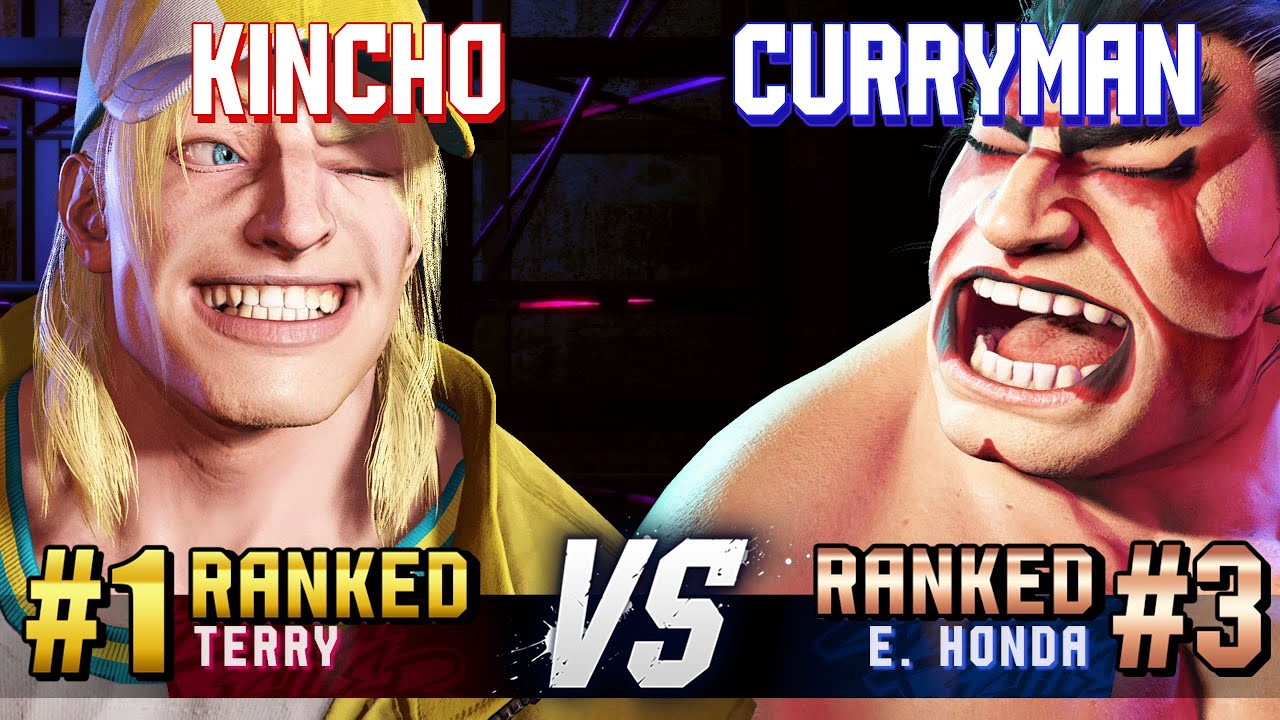 SF6 ▰ KINCHO (#1 Ranked Terry) vs CURRYMAN (#3 Ranked E.Honda) ▰ High Level Gameplay