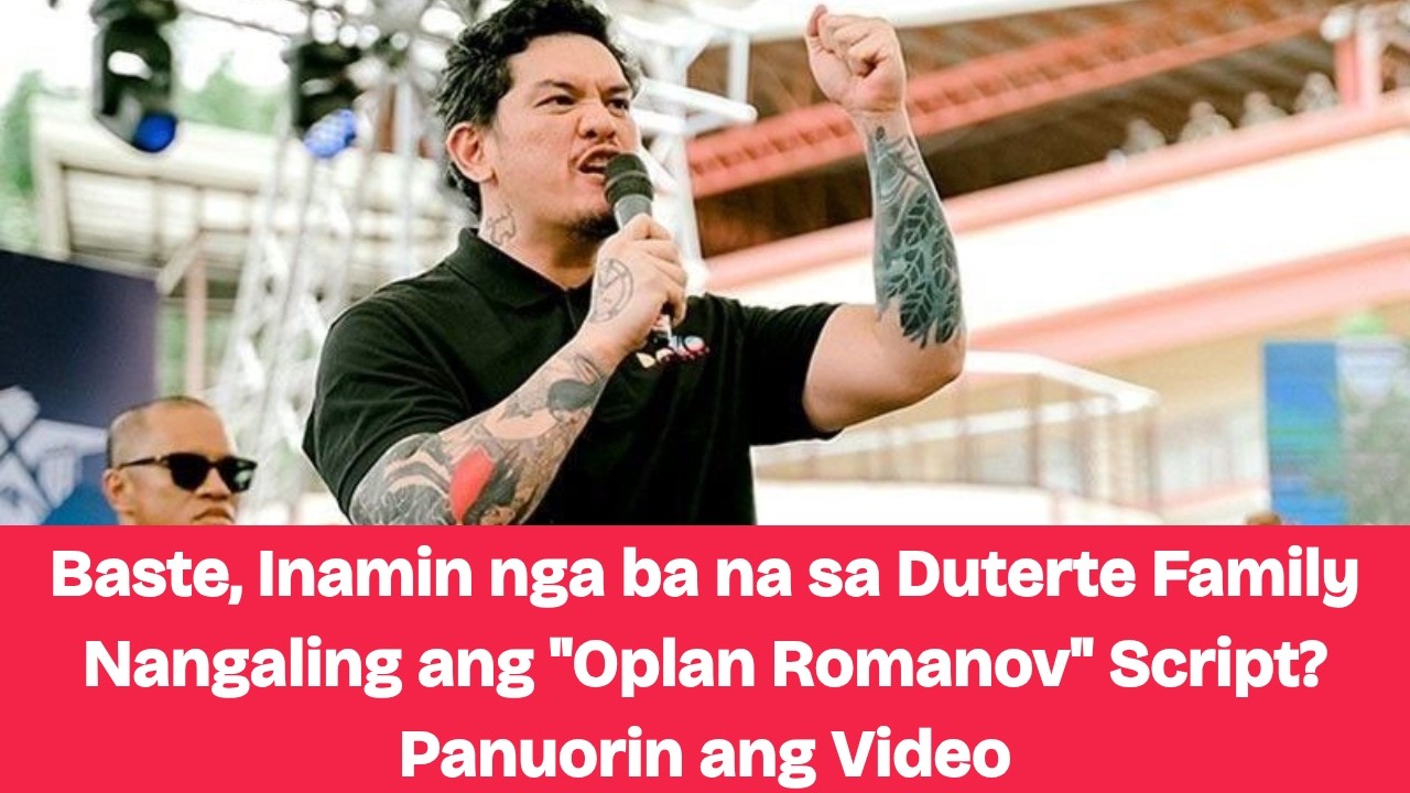 Baste, Inamin nga ba na sa Duterte Family Nangaling ang 