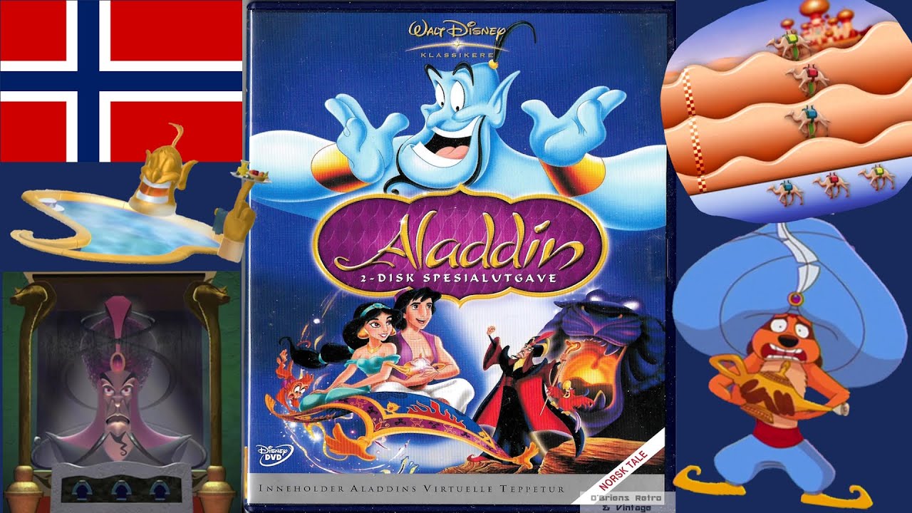 Aladdin: DVD-spill og bonusmateriell