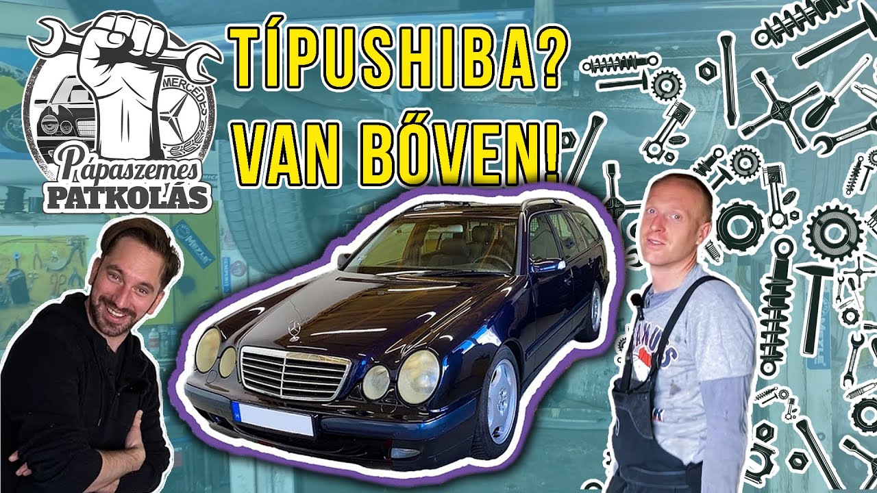 Hullanak a csontvázak Ádám félmillió forintos Mercedesének motorteréből - Pápaszemes Patkolás III.