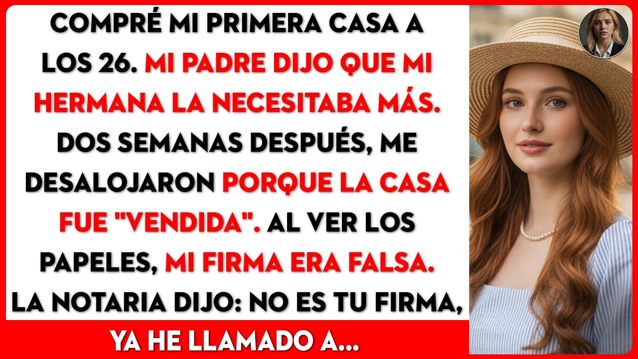 Mi padre falsificó mi firma para vender mi casa — El notario era mi mejor amigo.