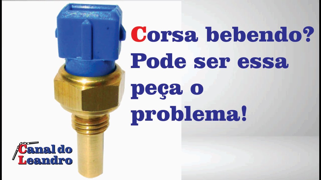 Corsa Wind 1.0 EFI bebendo - sensor de temperatura da água