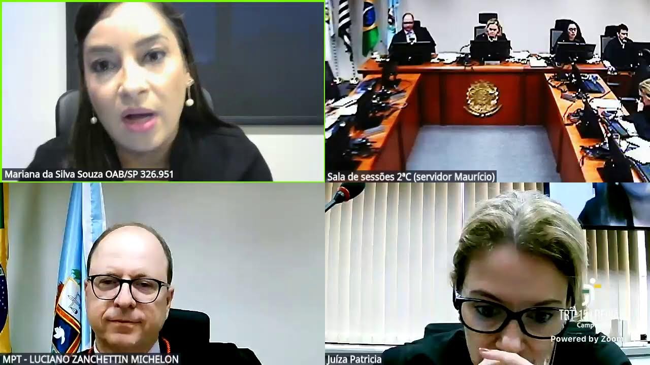 TRT15 - 2ª Câmara - 1ª Turma - 10/02/2026 - Tarde