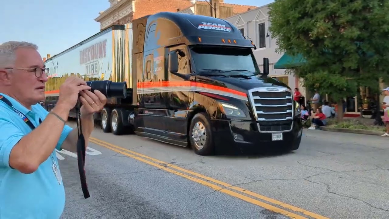 2024 Cookout Southern 500 Hauler Parade in Downtown Darlington