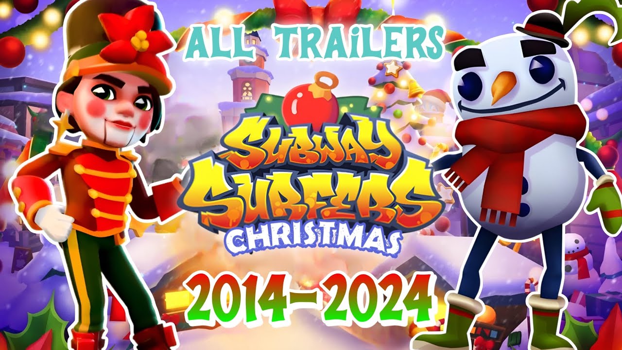 🎄Рождественский спецвыпуск Subway Surfers — все трейлеры (2014–2024)☃️