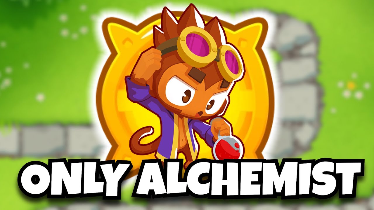 Can We Beat CHIMPS Using ONLY Alchemists? (Bloons TD 6)