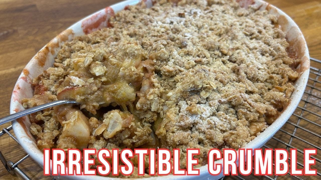 Irresistible Apple & Rhubarb Crumble | Easy Comfort Dessert Everyone Loves!