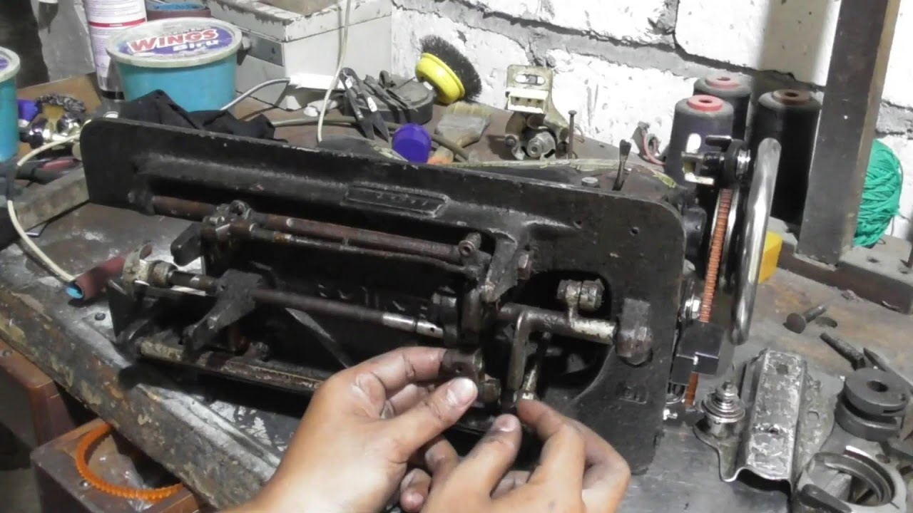 Servis mesin jahit mengganti gula gula