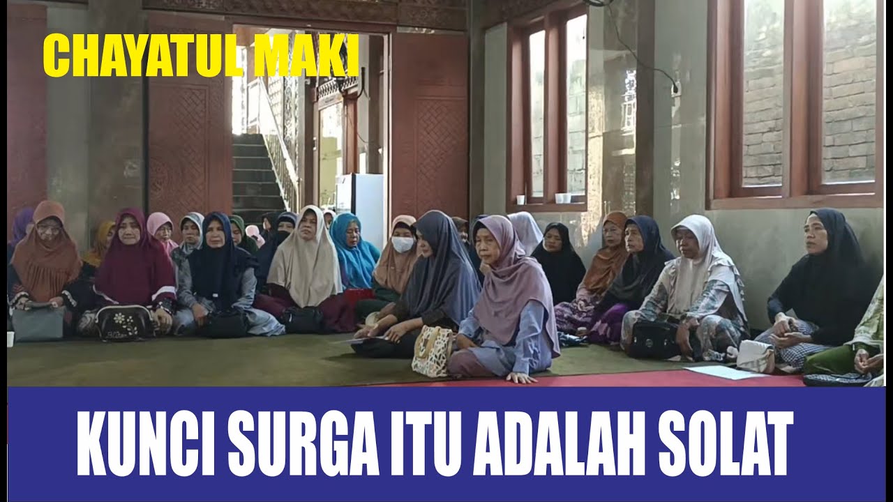 KUNCI SURGA ITU ADALAH SOLAT DAN KUNCI SOLAT ADALAH WUDHU