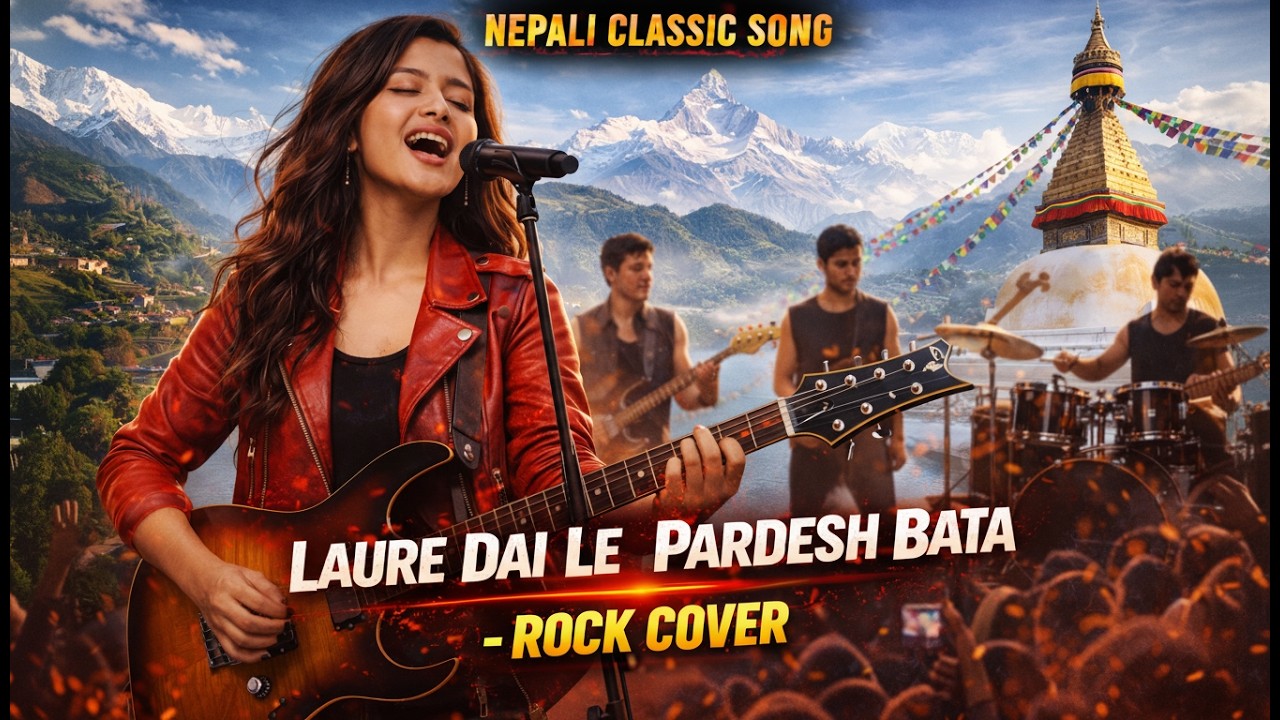 LAURE DAI LE PARDESH BATA &ndash; Nepali Classic Rock Cover 🎸 | Explosive Version | MusicDriftsYT