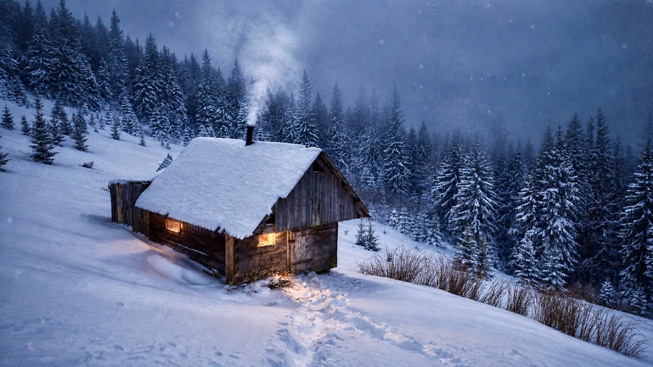 Can I Survive Alone during a blizzard in Abandoned Mountains Cabin?