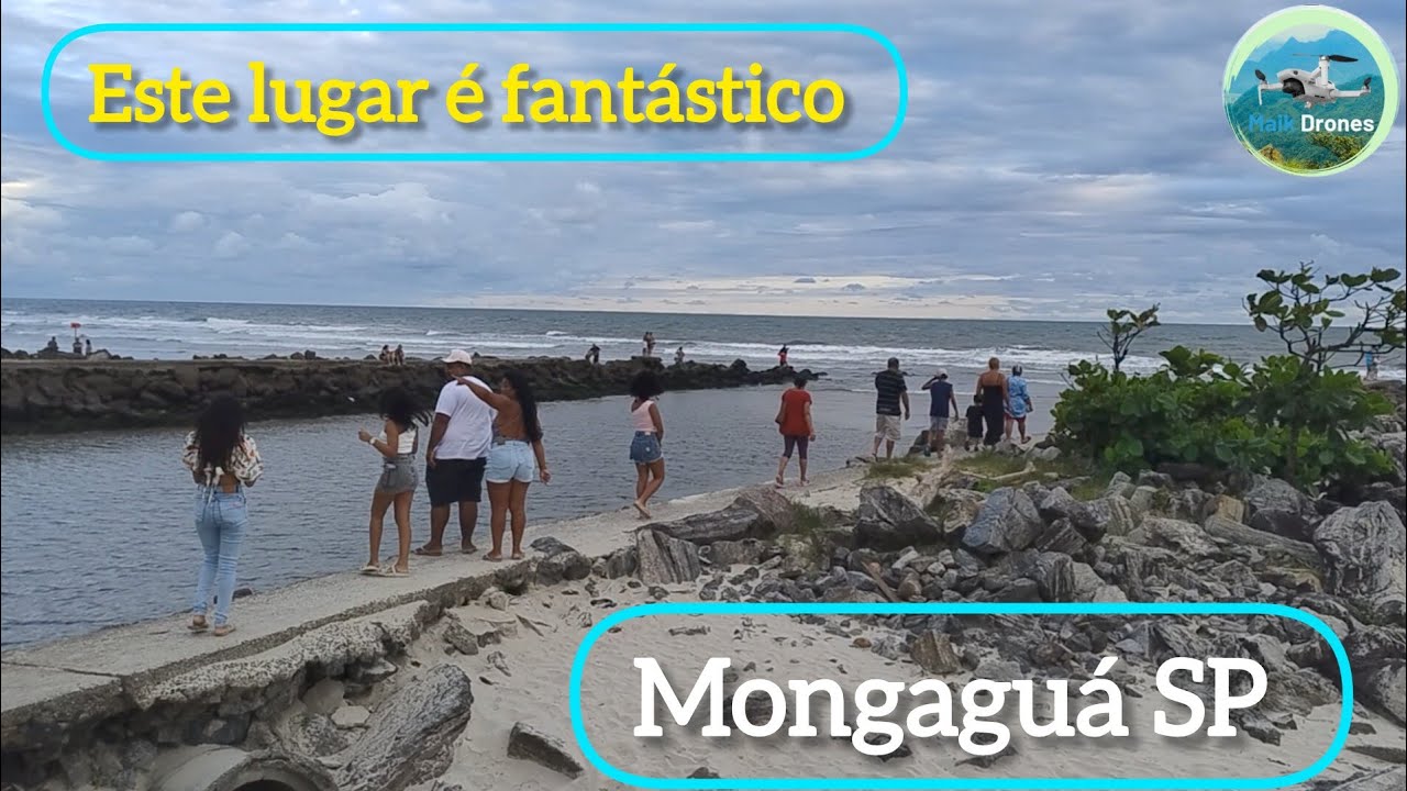 Veja como estava Mongaguá nesta tarde de domingo nosso continho💕🏖️☀️😎12/01/2025